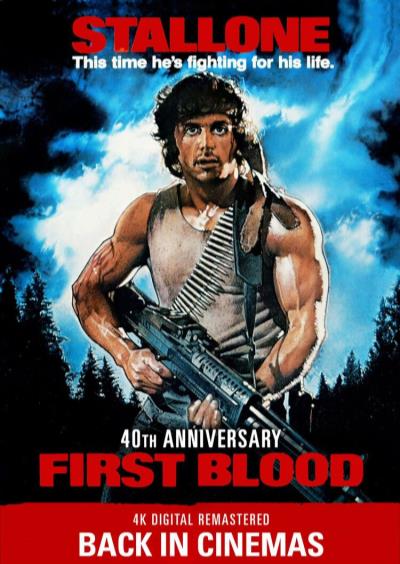 First Blood – 40th Anniversary (re-release) (67 screens)